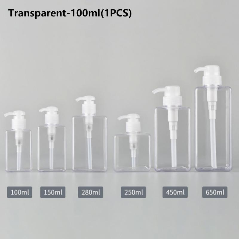100-650Ml Square Bottle Liquid Soap Whipped Mousse Points Bottling Shampoo Lotion Shower Gel Pump Bottlesnding Soap Dispenser