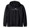 Billiard Heartbeat Snooker Pool Chalk Billiard Player Cue Zip Hoodie