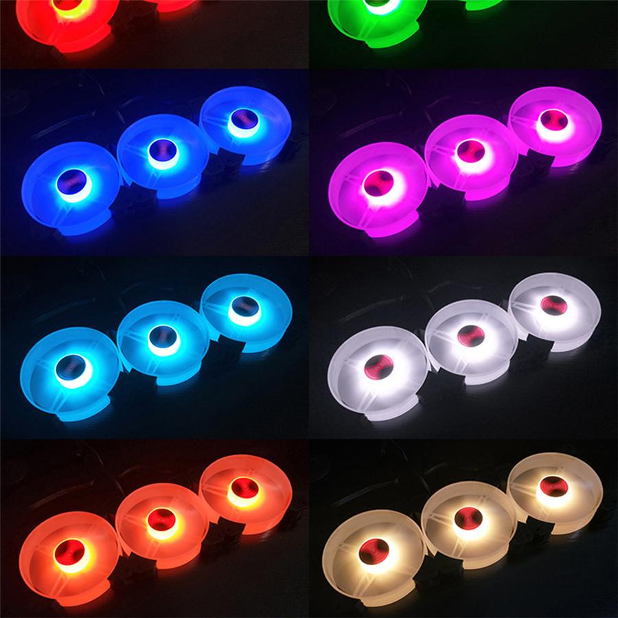 6 шт. 120 мм RGB Бесшумные корпусные вентиляторы с управлением цветом