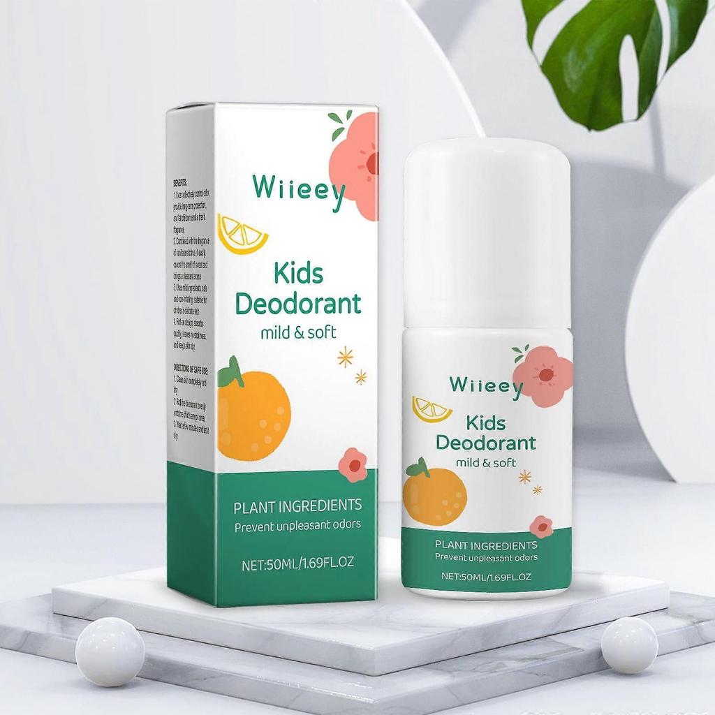 Clearance! Natural Kids Whole Body Deodorant - Safe for Girls & Boys w/Sensitive Skin - Toxic & Paraben Free, Essential Oils – 50ml
