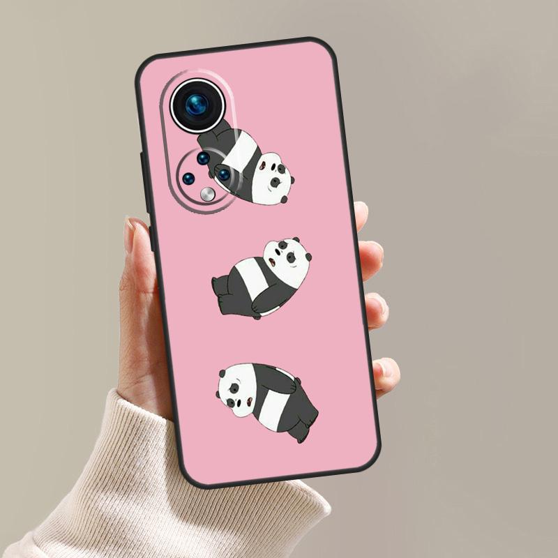 Мультяшный чехол-накладка с изображением панды для Honor X8a X9a X7a X6a X7 X8 X9 50 70 90 Lite Honor 8X 9X Magic 5 Lite Pro