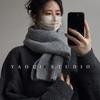 Woolen Knitted Small Scarf for Women Warm and Cold Proof In Autumn and Winter  Soft Woolen Neck Protection Scarf