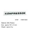 Premium TURBODIESEL KOMPRESSOR Compressor for CLK SLK SL CLS ML A B C S R Class Car Hood Fender Trunk Rear Bonnet Nameplate Decal Emblem Badge Sticker