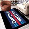 Navy Blue Martini Racing Rug Floor Mat for Living Room or Bedroom Soft and Comfortable Carpet a Gift for Birthday and Holiday.MFF0918262