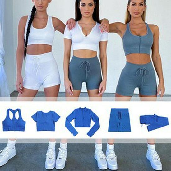 Комплект для йоги с высокой талией и принтом тай-дай: Бесшовные персиковые брюки для подтяжки бедер и жаккардовый спортивный жилет.