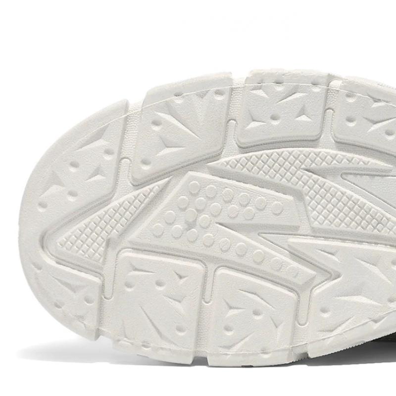 High Top Men Casual Shoes Comfort Leather Men Boots High-Quality Platform Sneakers Outdoor Non-Slip Men Work Shoes Botas Hombres