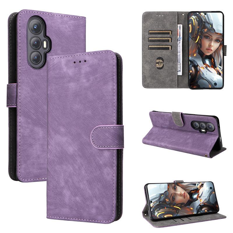 Чехол-книжка для Cubot Max 5 из искусственной кожи, полная защита корпуса [блокировка RFID], чехол-кошелек