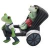 TEA LIFE Daikai Copeu Mascot Frog Copeau Japanese Style Strolling Around Town In a Rickshaw W6.4 D4.3 H5 Cm 74497