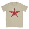 Мужская футболка Star Rage Against The Machine Хлопок Удивительные футболки Круглый вырез Короткий рукав Одежда Печать