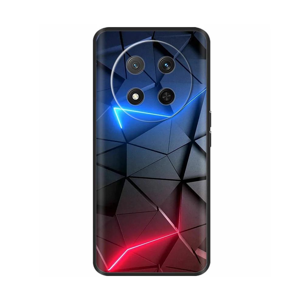 Мягкий силиконовый чехол для Huawei Honor Magic7 Lite 5G Чехол с принтом гинкго для задней панели телефона Для Honor Magic7 Pro Magic 7 Fundas