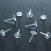 Plastic Flat Stud Pin Anti Allergy Jewelry Parts Jewelry accessory Stud Earring Jewelry Making