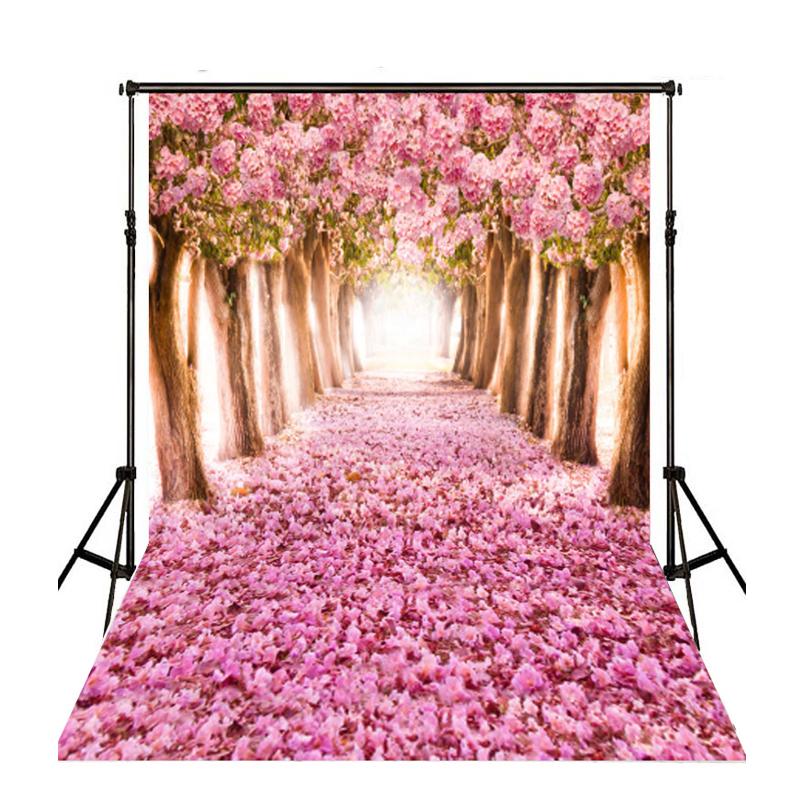 Фон для фотосъемки с цветами, виниловый реквизит для детской фотостудии 5x3 фута, 7x5 футов, 8x6 футов