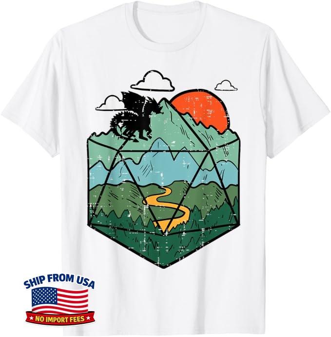 RPG Mountain Gamer Youth Unisex T-Shirt