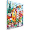 Canvas Print Colourful Music City