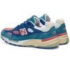 New Balance 992 Сине-бирюзовые кроссовки с розовыми вставками M992NT