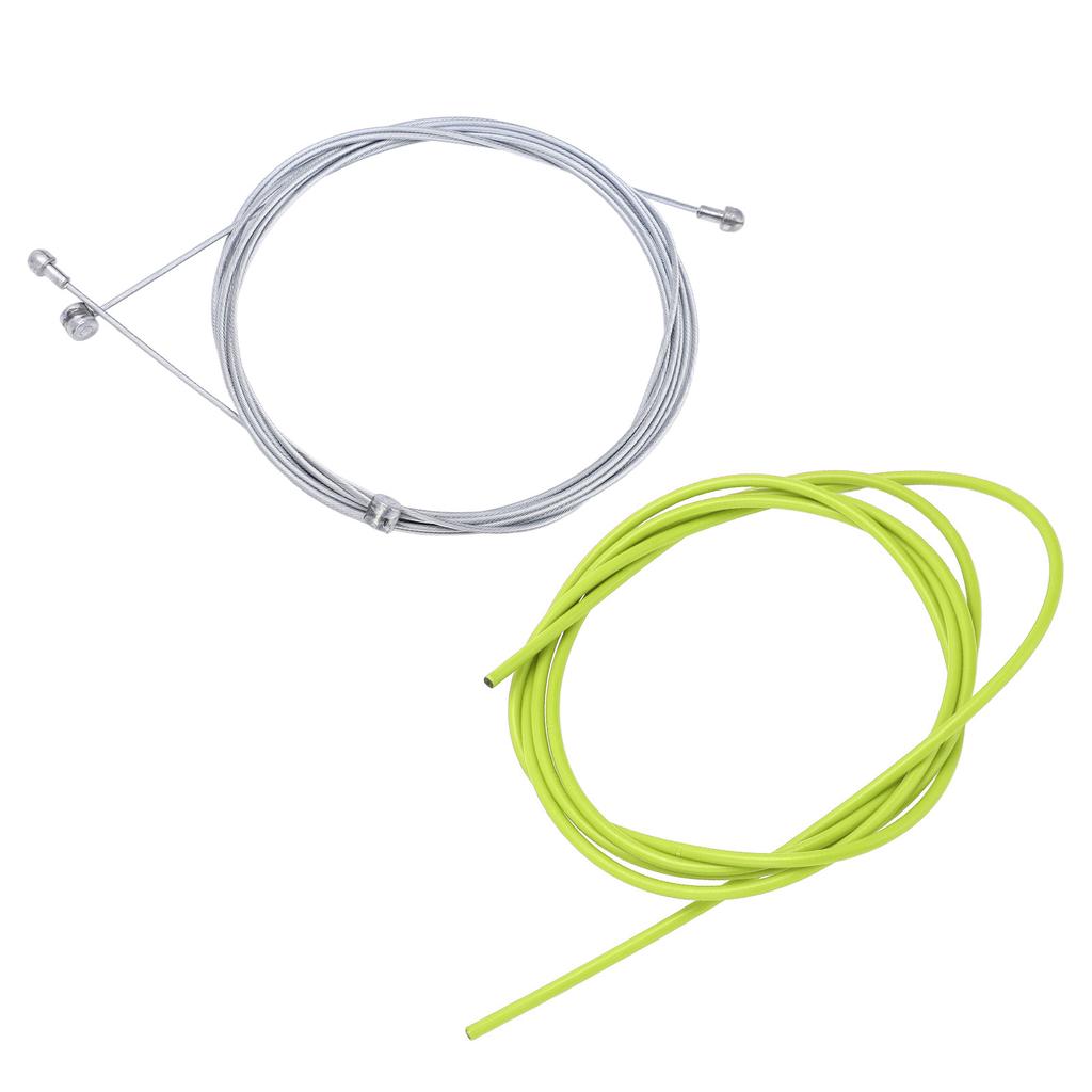 BOLANY Велосипедный тормозной тросик и рубашка Комплект Стабильный Прочный 5 мм Велосипедный тормозной тросик Зеленый