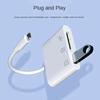 Адаптер 3 в 1 Type-C, TF, CF, SD, Устройство чтения карт памяти, Диктофон, Compact Flash Usb-C, Pro, Huawei, Macbook