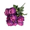 9 Heads Rose Artificial Flower Multicolor Flower Bouquet Lifelike Flowers  Party Supplies