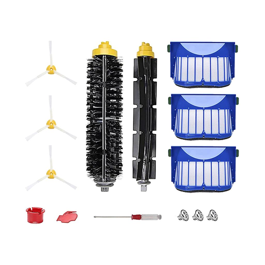 Roller Brush Filters Replacement Parts for iRobot Roomba 600 Series 694 692 690 680 660 665 651 650 614 500