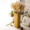 Natural Seaweed Weave Basket Pastoral Rattan Vase Bamboo Weaving Vases Floral Arrangement Dried Flower Vase Home Decoration