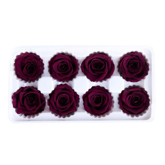 8Pcs/Set Preserved Rose Flower Fresh-keeping Birthday Valentines Xmas Gift Box