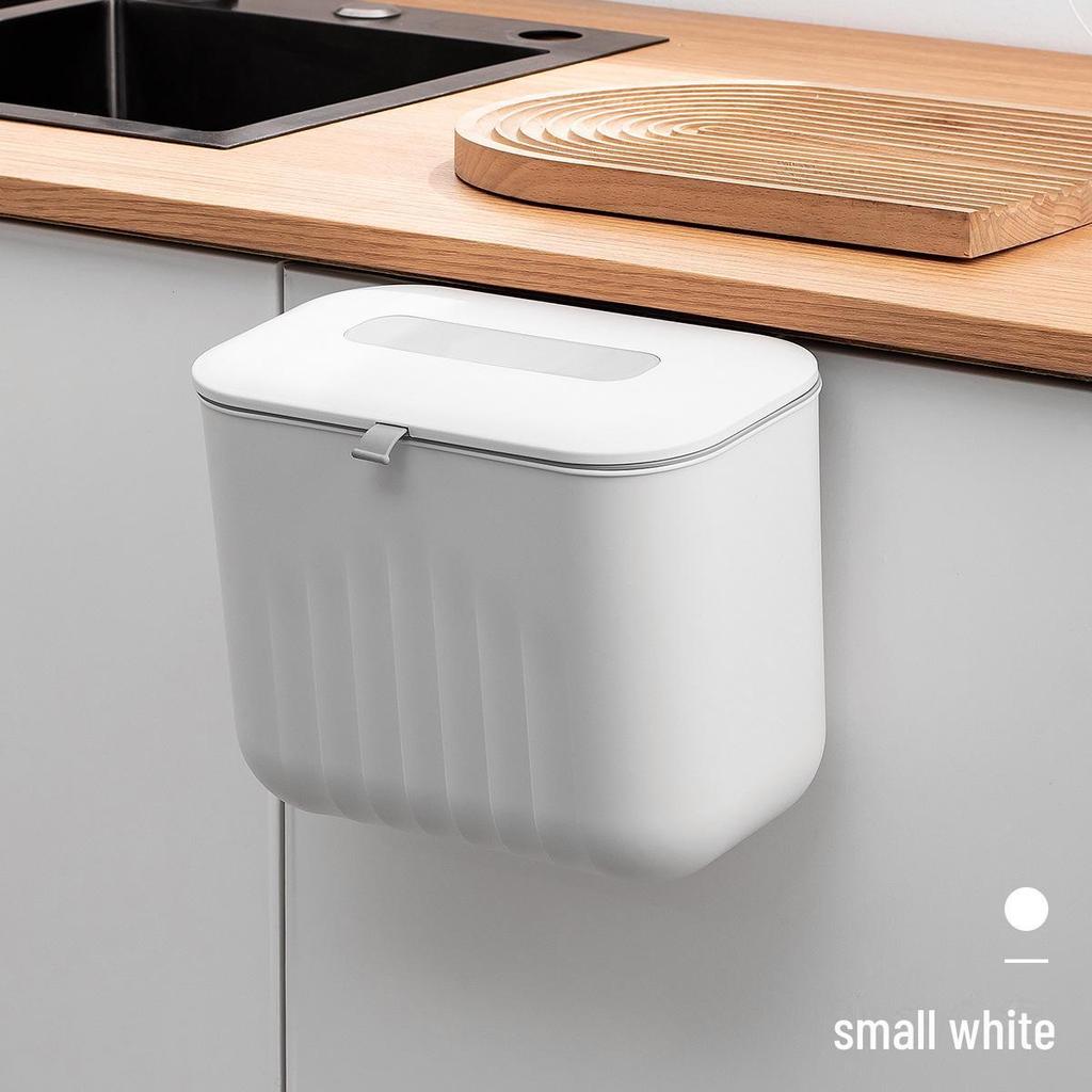 25 новых настенных мусорных баков: Крышка с двумя отверстиями, без проколов, ручка из силикона, материал ПП