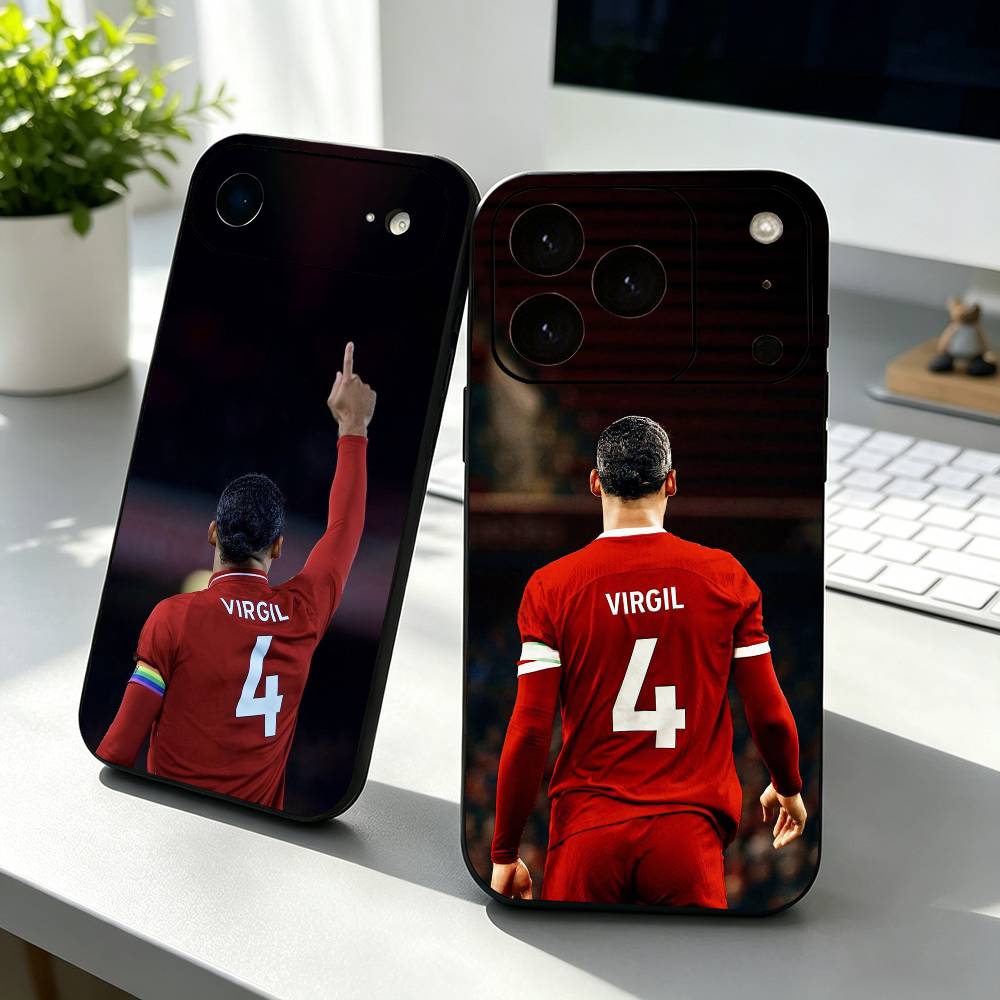 V-Virgil van D-Dijk FOOTBALL 4 Phone Case Silicone Soft For IPhone 17 16 15 14 13 12 11 X XR Plus Pro Max Plus