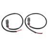 2pcs Wire Harness Connectors 2 Pin Waterproof Electrical Connectors for Industrial Equipment Bicycles Vehicles 750V