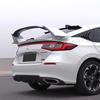Стильный комплект модификаций для Civic Hatchback 2023: Заднее антикрыло TR, Передний сплиттер и губа, Жалюзи, Угловые накладки.