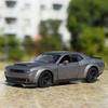 Dodge Challenger SRT Demon Supercar 5 Inch Metal Car Simulation Diecast & Toy Vehicle RMZ City 1:36 Alloy Model Gifts For Children