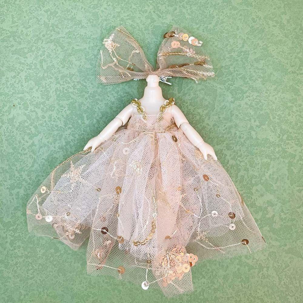 Детский DIY Девочки Высококачественный Наряд 18 Стилей Можно Наряжать Юбочный Костюм 16~17см Кукла/1/8 BJD Кукла