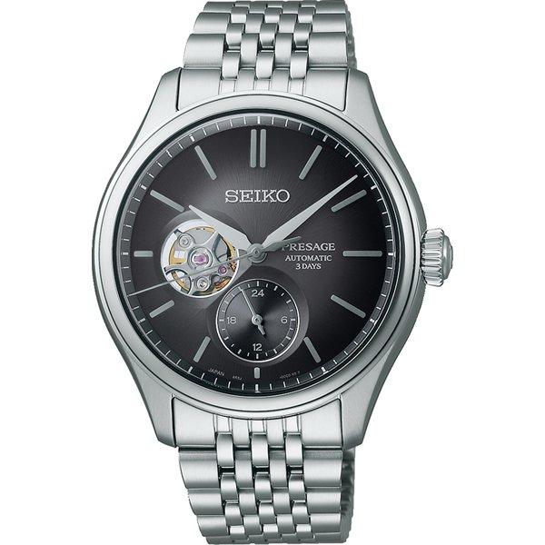 Seiko Men's SARJ009 (PRESAGE Classic Series Mechanical Men's Metal Band) Round Watch Silver