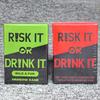 English Version of RISK IT OR DRINK Adventure or Drinking Adult Game Night Funny Party Game