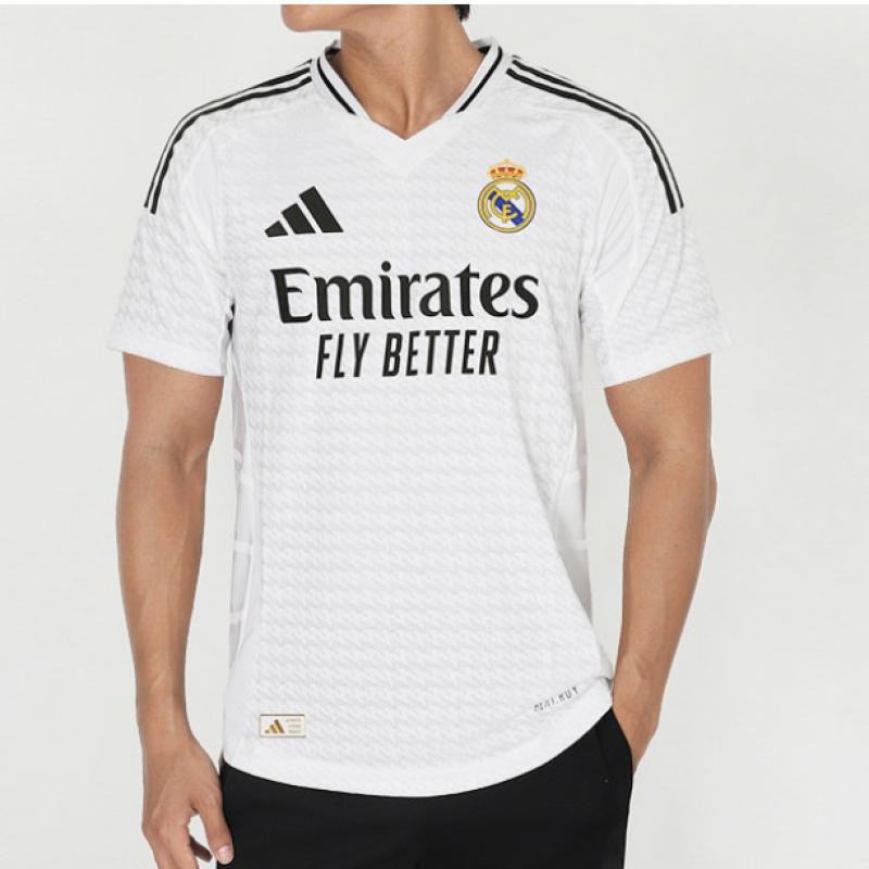 Adidas Real Madrid Home Аутентичная футболка с коротким рукавом 2024 25
