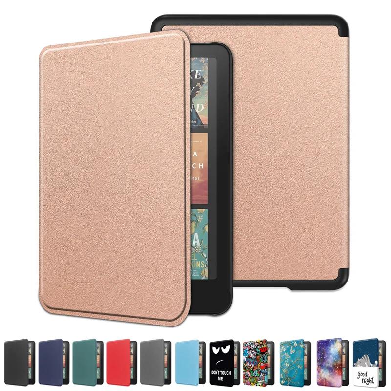 Funda For Kindle Paperwhite 2024 Case 7 дюймов PU Leather Flip Smart Cover For Coque Kindle Paperwhite 2024 12th Generation Case