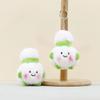 Garlic Cute Plush Keychain Plushie Toy With Pp Cotton Filling For Bag Decor