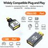 8K HDMI2.1 Адаптер с позолоченным портом и алюминиевым корпусом для стабильной передачи сигнала и долговечности
