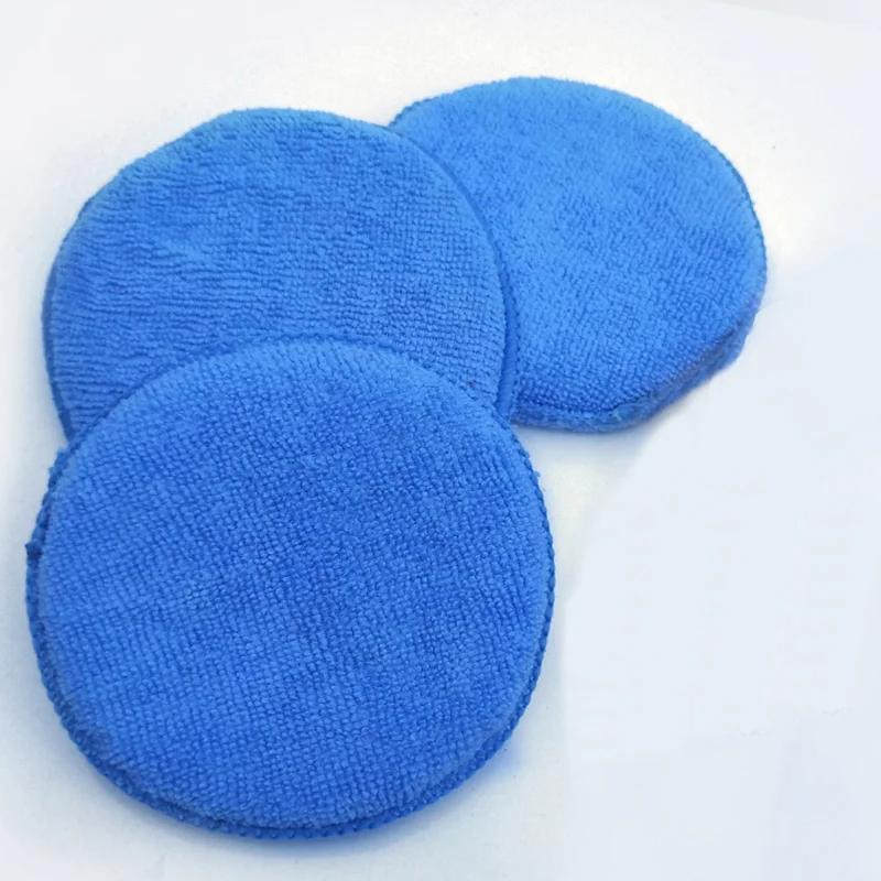 10 шт., полировка, вощение, губка для автомобиля, мягкая микрофибра, аппликатор для автомобильного воска, удаление пыли, чистка, средство для ухода за автомобилем