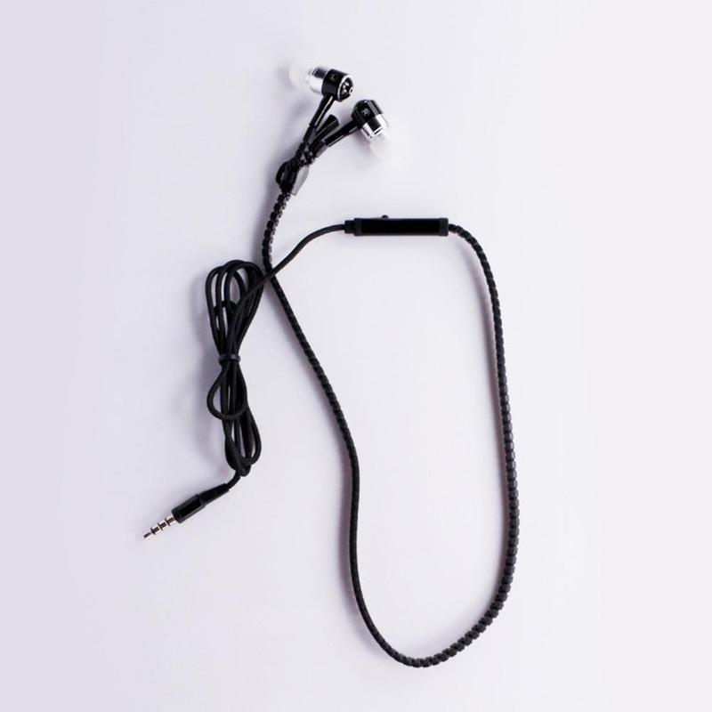 3,5 мм наушники-вкладыши на молнии СТЕРЕО наушники гарнитура + микрофон наушники крутые