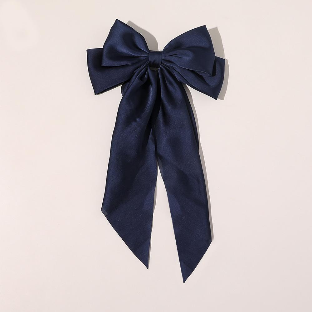 Color Two-layers Oversize Bow Women Bow Hair Clip Ribbon Hairpins Spring Clips Hair Accessories