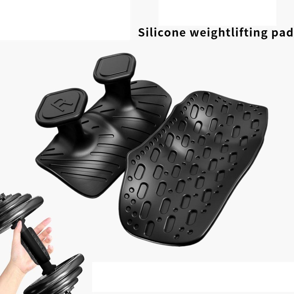 1 Pair Anti-slip Weight Lifting Grips Elastic Silicone Palm Grips Workout Gym Gloves  Deadlift