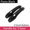 Глянцевый черный чехол для дверной ручки с защитой от царапин для Renault Arkana Samsung XM3 Megane Conquest ~ 2022, аксессуары для экстерьера автомобиля
