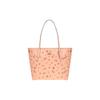 New City PVC With Skin Tote Bag, Shopping Bag, Handbag, Shoulder Bag Women's Pink Patchwork Floral All Over Print C8743-IMSMX