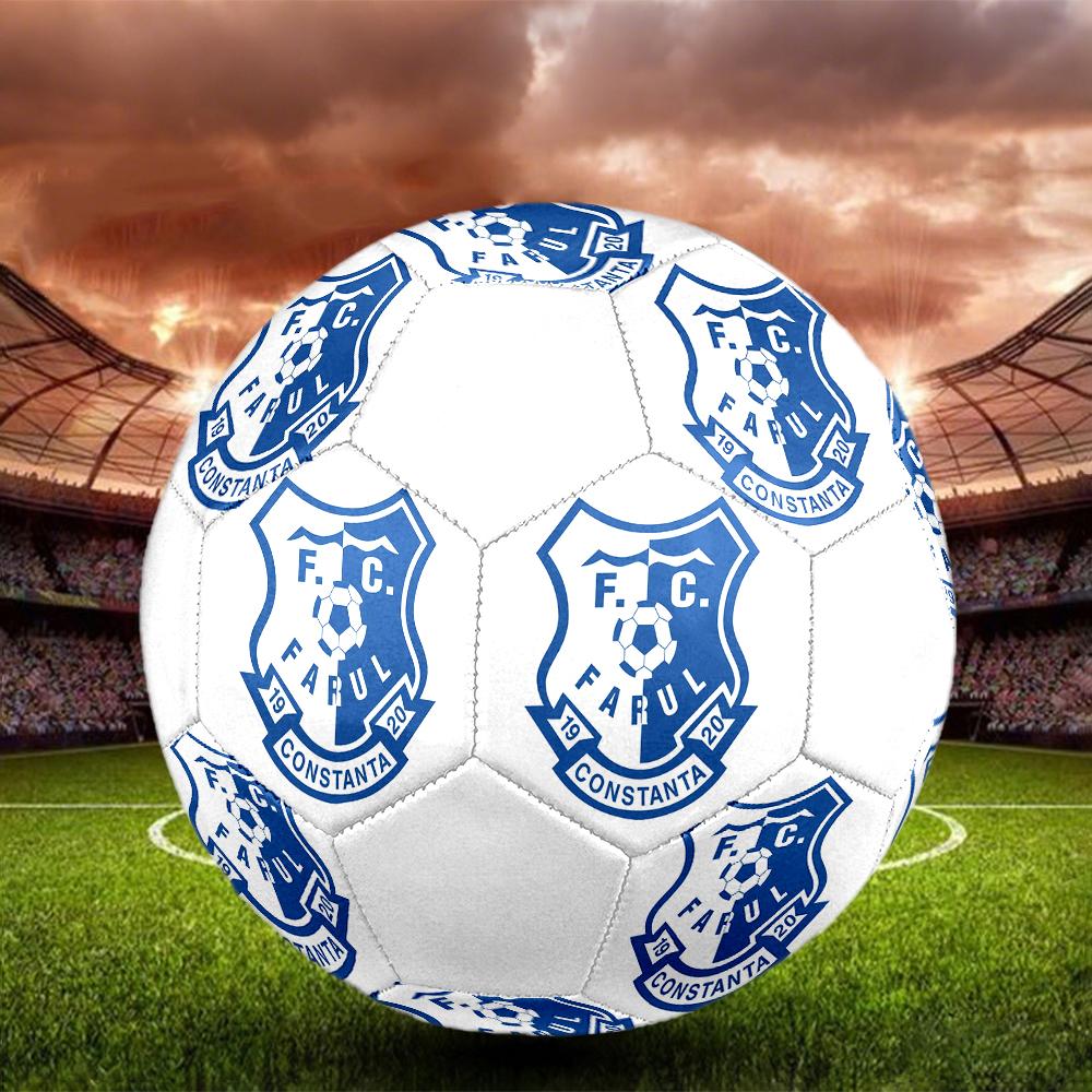 Farul FC Soccer Ball, colorful, suitable for all ages, machine-stitched, PVC material, competition grade, durable and high bounce