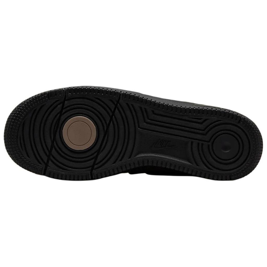 Nike Air Force 1 Dance Low Mink Brown Black Women Sneakers Metallic-Silver FJ7409-200