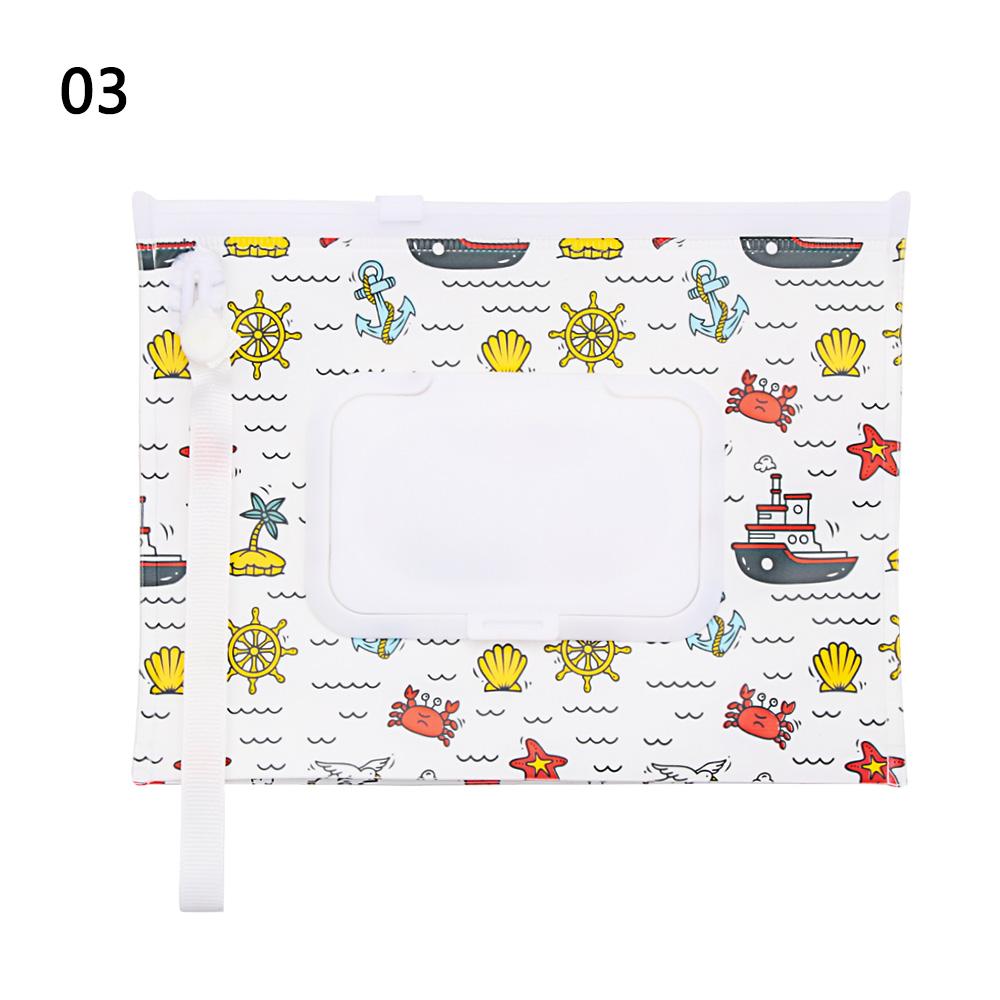 Чехол для влажных салфеток из ЭВА для детей, портативный держатель для салфеток, откидная крышка, многоразовый многоразовый косметический чехол с защелкивающимся ремешком, полезная коробка для салфеток