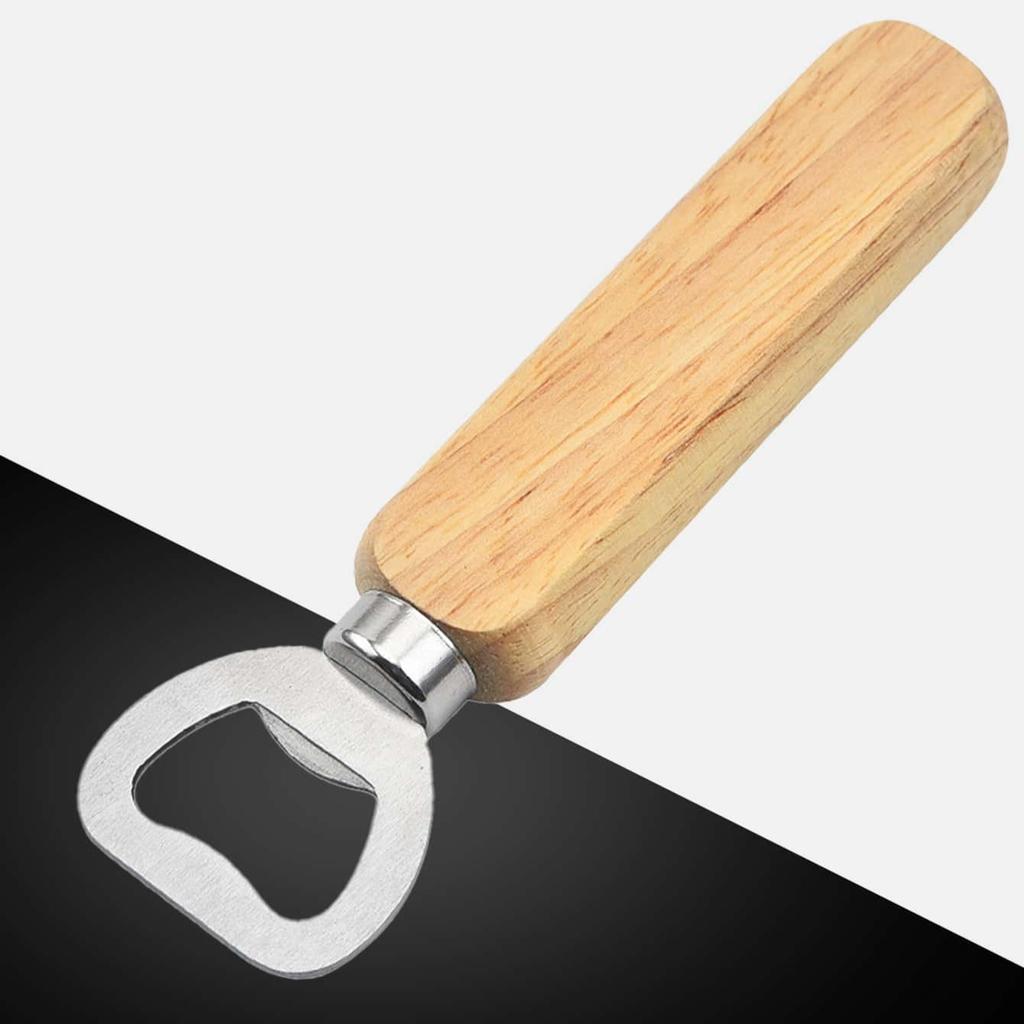 Wood Handle Bottle Opener Beer Bottle Openers Bartender Bottle Openers Soft Drinks Bottle Opener for Home Bar Restaurant