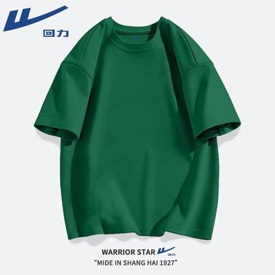 Warrior Унисекс однотонная футболка с коротким рукавом
