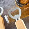 Деревянная ручка открывалки для пивных бутылок Wutuo