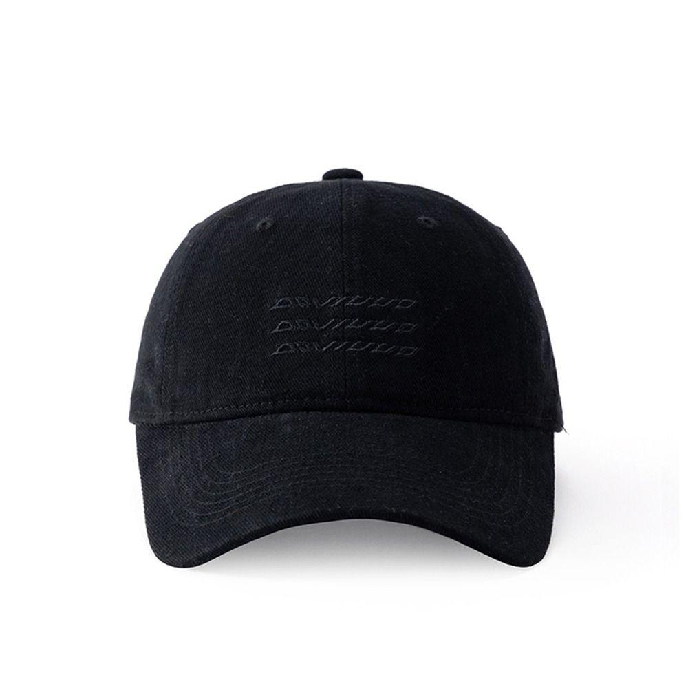 Sun Protection Washed Cotton Cap Ripple Embroidery Casquette Dad Hat New Baseball Caps Unisex